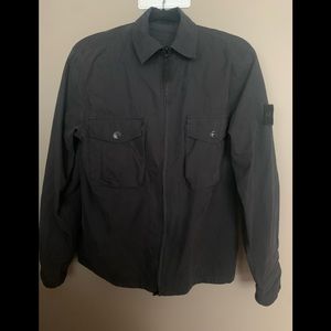 Stone island shadow project zip up overshirt